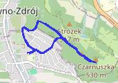 Trasa z dnia 2012-10-19 17:46 - mapa trasy gps - bieganie
