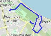 Trasa z dnia 2014-09-24 19:50 - mapa trasy gps - rower miejski