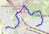 Trasa z dnia 2014-09-19 19:07 - mapa trasy gps - spacer