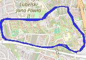 Trasa z dnia 2014-09-25 20:13 - mapa trasy gps - bieganie