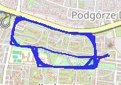 Trasa z dnia 2014-09-26 20:51 - mapa trasy gps - bieganie