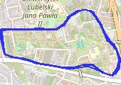 Trasa z dnia 2014-09-27 08:06 - mapa trasy gps - bieganie