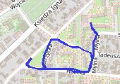 Trasa z dnia 2012-10-20 21:23 - mapa trasy gps - marsz
