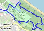 Trasa z dnia 2014-09-28 13:09 - mapa trasy gps - rower miejski