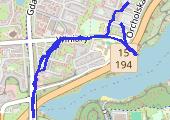 Trasa z dnia 2014-09-28 20:25 - mapa trasy gps - spacer