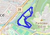 Trasa z dnia 2014-09-29 17:20 - mapa trasy gps - bieganie