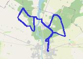 Kaźmierz - mapa trasy gps - bieganie