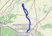 stolno - mapa trasy gps - rower szosowy