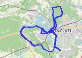 Trasa z dnia 2014-10-03 19:33 - mapa trasy gps - rower górski