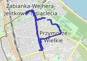 Trasa z dnia 2014-10-04 19:41 - mapa trasy gps - rower miejski