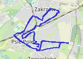 Trasa z dnia 2014-10-04 23:17 - mapa trasy gps - bieganie