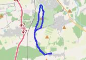 Trasa z dnia 2014-10-05 15:26 - mapa trasy gps - bieganie