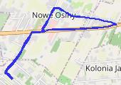 Trasa z dnia 2014-10-05 18:04 - mapa trasy gps - bieganie
