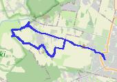 Trasa z dnia 2014-10-05 18:58 - mapa trasy gps - rower górski