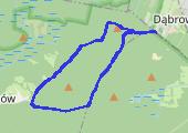 Trasa z dnia 2014-10-06 18:43 - mapa trasy gps - nordic walking