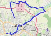 Trasa z dnia 2014-10-05 16:35 - mapa trasy gps - rower trekkingowy