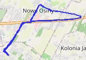 Trasa z dnia 2014-10-07 18:53 - mapa trasy gps - bieganie