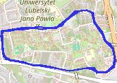 Trasa z dnia 2014-10-07 12:27 - mapa trasy gps - bieganie