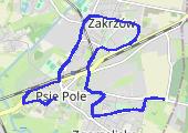 Trasa z dnia 2014-10-08 21:29 - mapa trasy gps - bieganie