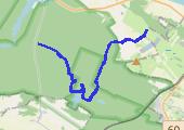 Trasa z dnia 2014-10-09 11:54 - mapa trasy gps - rower górski