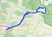 Trasa z dnia 2014-10-09 19:03 - mapa trasy gps - rower trekkingowy