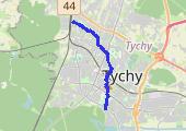 Trasa z dnia 2014-10-10 19:19 - mapa trasy gps - spacer