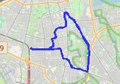 Trasa z dnia 2014-10-07 23:24 - mapa trasy gps - bieganie