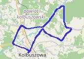 Trasa z dnia 2014-10-13 18:02 - mapa trasy gps - rower szosowy