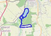 Trasa z dnia 2014-10-14 10:38 - mapa trasy gps - rower górski