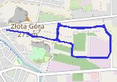 Trasa z dnia 2014-10-15 18:59 - mapa trasy gps - samochód