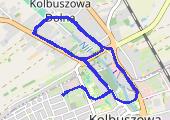 Trasa z dnia 2014-10-15 19:00 - mapa trasy gps - bieganie