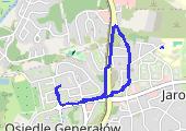 Trasa z dnia 2014-10-15 19:15 - mapa trasy gps - bieganie
