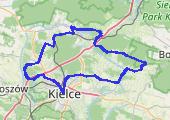 Trasa z dnia 2014-10-19 16:23 - mapa trasy gps - rower trekkingowy