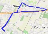 Trasa z dnia 2014-10-20 18:16 - mapa trasy gps - bieganie