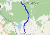 Dzień 14 - mapa trasy gps - bieganie