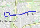 Trasa z dnia 2014-10-21 20:04 - mapa trasy gps - bieganie