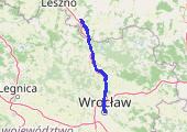 Trasa z dnia 2012-11-07 10:08 - mapa trasy gps - samochód