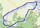 Pokrzywna standard - mapa trasy gps - rower górski