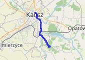 Trasa z dnia 2014-10-11 13:11 - mapa trasy gps - rower trekkingowy