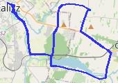 Trasa z dnia 2014-08-31 19:22 - mapa trasy gps - rower trekkingowy