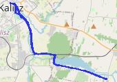 Trasa z dnia 2014-08-30 19:04 - mapa trasy gps - rower trekkingowy