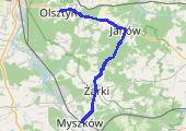 Trasa z dnia 2014-10-23 15:09 - mapa trasy gps - samochód