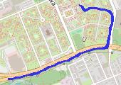 Trasa z dnia 2014-10-24 18:47 - mapa trasy gps - bieganie