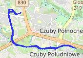 Trasa z dnia 2012-11-09 13:59 - mapa trasy gps - bieganie