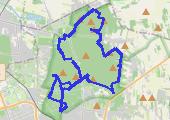 Trasa z dnia 2014-10-25 14:43 - mapa trasy gps - rower trekkingowy