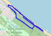 Trasa z dnia 2014-10-25 13:01 - mapa trasy gps - bieganie