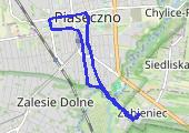 Trasa z dnia 2014-10-23 22:09 - mapa trasy gps - bieganie
