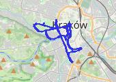 Cracovia1 2M 1:33:25 - mapa trasy gps - bieganie