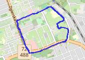 Trasa z dnia 2014-10-26 19:00 - mapa trasy gps - bieganie