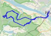 Trasa z dnia 2014-10-28 14:40 - mapa trasy gps - rower górski